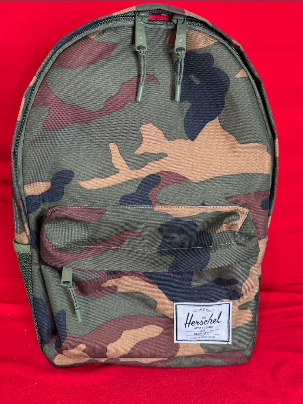 Herschel Supply Company Woodland Camo Backpack in Green/Brown